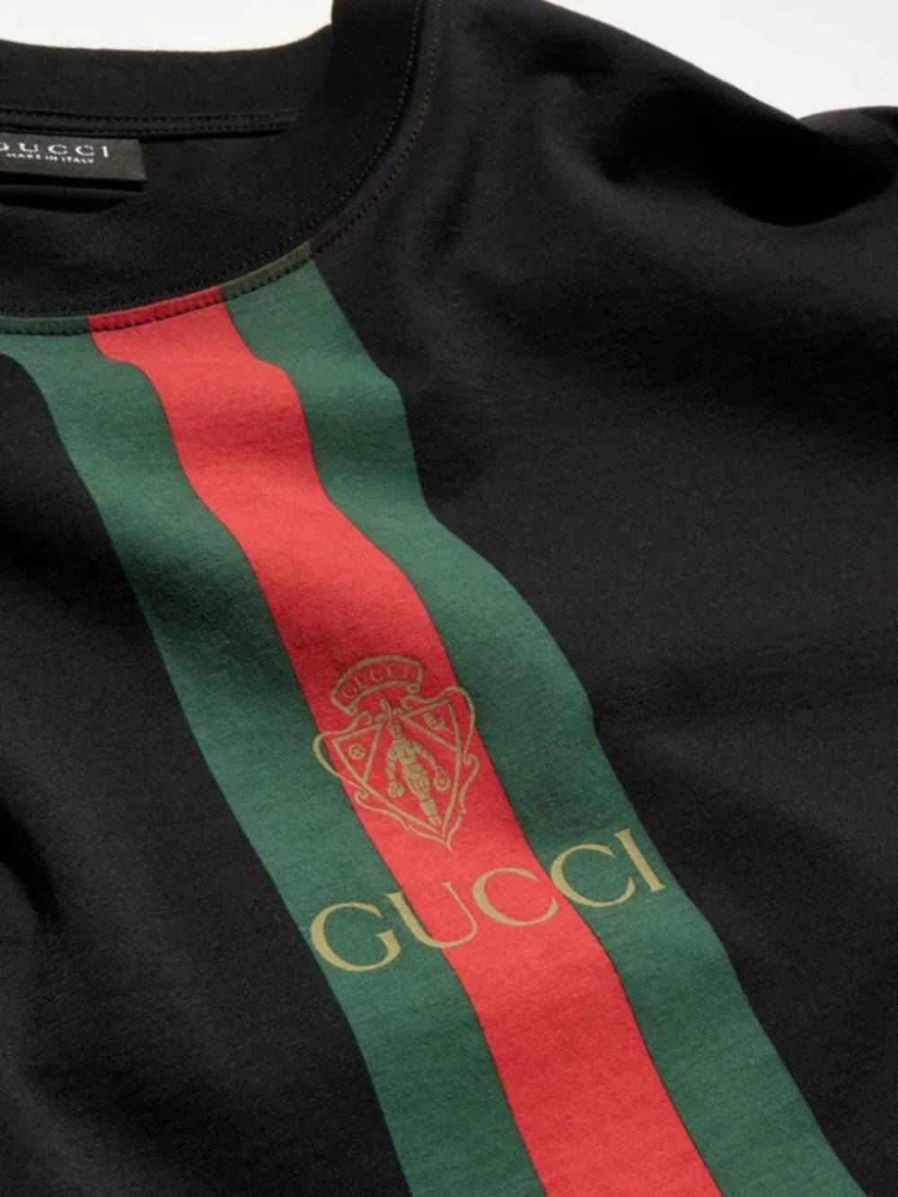 Gucci T-Shirt With Logo Anche Web Detail Tag Size M Men